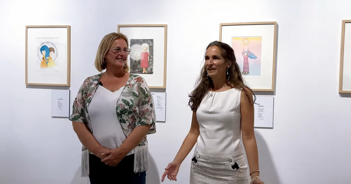 Inauguración de Poesía en Acuarela en Casa Saturnina